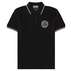 Versace Besticktes Poloshirt mit Emblem