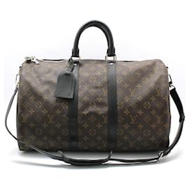 Borsa a Spalla Keepall Travel Bag Monogram Macassar - Louis Vuitton