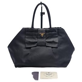 Prada Borsa Tote in Nylon con Nastro