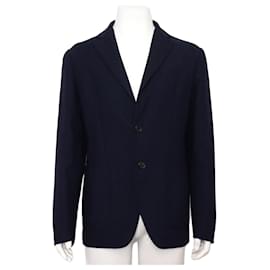Louis Vuitton Blazer clásico en lino azul marino para hombre
