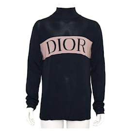 Rollkragen-Kaschmirpullover mit großem Logo für Herren - Dior