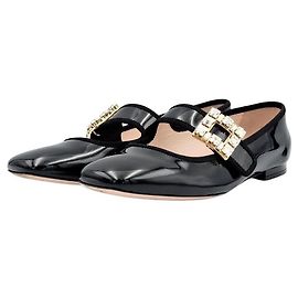 Roger Vivier Bailarinas de charol con strass