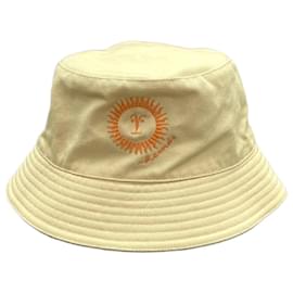 Cappello Bucket in Cotone Sunshine Giallo - Hermès