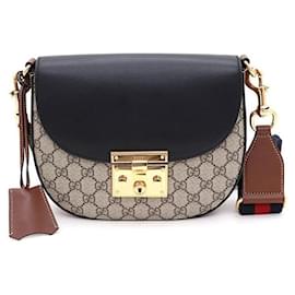 Borsa a tracolla e borsa crossbody GG Supreme Web Padlock Medium - Gucci