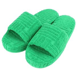 Bottega Veneta Sandali Slipper Terry Resort Verde