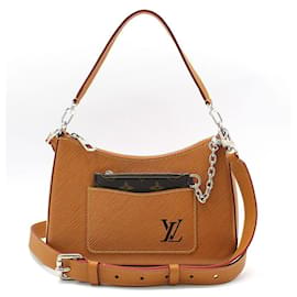 Louis Vuitton Borsa a tracolla e a spalla Gold Miel Epi Marelle
