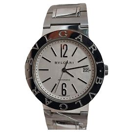 Bulgari Orologio Automatico BVLGARI in Acciaio per Uomo Lucido