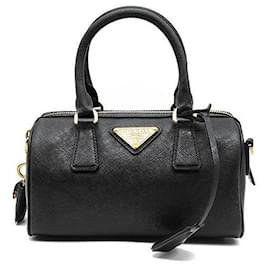 Mini borsa a tracolla con manico superiore in Saffiano - Prada