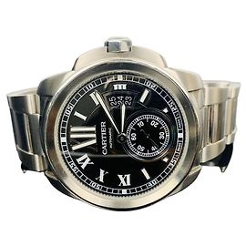 Cartier Orologio in acciaio da uomo Calibre