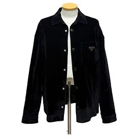 Prada Velours-Overshirt