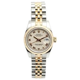 Rolex Reloj Datejust Combination para mujer Pyramid Ivory Roman