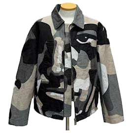 Louis Vuitton Giacca in denim Patchwork Portrait