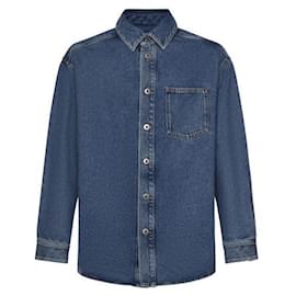 Sobrecamisa in denim Anagram - Loewe