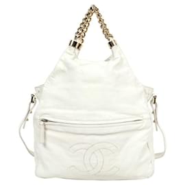 Chanel Bolso Hobo White Rodeo Drive