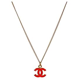 Collar CC Rosa y Oro - Chanel