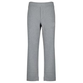 Moncler Pantaloni sportivi in cotone con patch logo