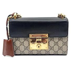 Gucci Borsa a Spalla Supreme Padlock Small