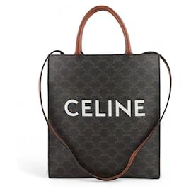 Céline Cabas Vertical Triomphe Small