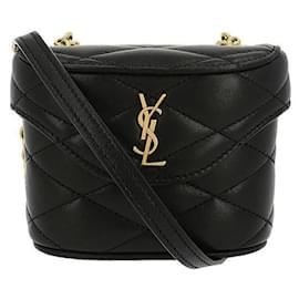Borsa a tracolla da donna Cassandra Monogram Quilted Micro Box Chain - Saint Laurent