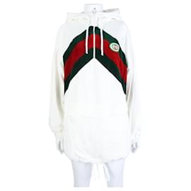 Gucci Kapuzenjacke mit Reißverschluss und langen Ärmeln