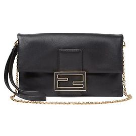 Fendi Pochete de couro napa