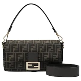 Borsa Baguette FF Jacquard - Fendi