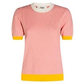 Baumwoll-Seiden-Pullover - Fendi