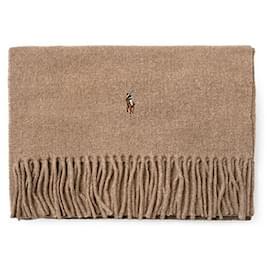 Signature Pony Fringe Schal aus Virgin Wool - Ralph Lauren