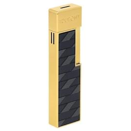 Accendino Twigy Monogram Black Gold - St Dupont