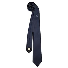 Cravatta in seta blu navy - Dior