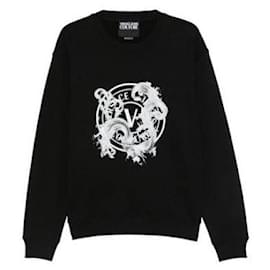 Bedrucktes Sweatshirt aus Baumwolljersey - Versace