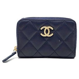 Chanel Kartenetui aus Lammleder