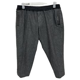 Pantaloni in flanella con vita elastica Moncler