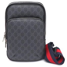 Gucci Piccola borsa da fianco e borsa a tracolla in tela Signature GG Supreme