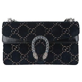 Gucci Piccola borsa a tracolla Dionysus in velluto con catena