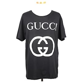 T-Shirt mit kurzen Ärmeln schwarz - Gucci