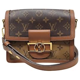 Mini borsa a tracolla Dolphin in tela Monogram Reverse - Louis Vuitton