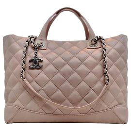 Chanel Borsa shopper in pelle di agnello della serie borsa a tracolla