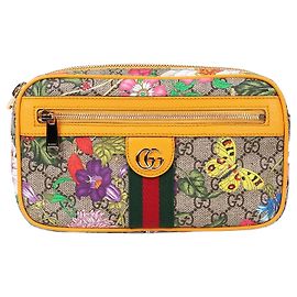 Gucci Borsa a tracolla floreale gialla