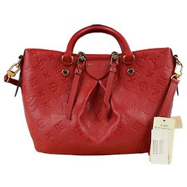 Louis Vuitton Tote e borsa a tracolla Majareng Émpreinte Monogram Red PM