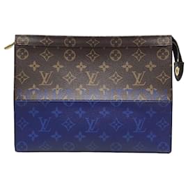 Louis Vuitton Clutch Split Monogram Blu Kim Jones
