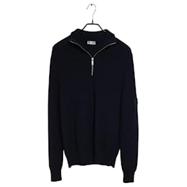 Maglia con mezza zip e patch con logo - Dior