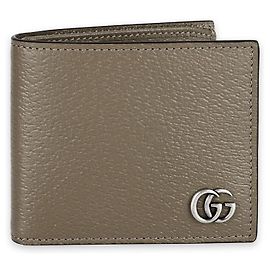 Gucci Carteira Black GG Marmont Logo (Beige)