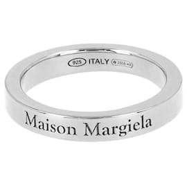 Maison Martin Margiela Engraved Logo Silver Ring
