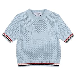 T-shirt in maglia Hector Pointel - Thom Browne