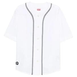 Boke Flower Baseball Kurzarmhemd aus Baumwollpopeline - Kenzo