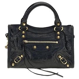 Balenciaga Le City Mini Bag con accenti in oro vintage