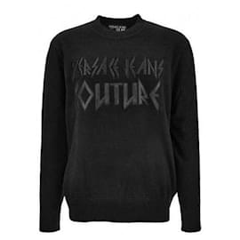 Suéter de punto mezcla de cachemira con logotipo - Versace