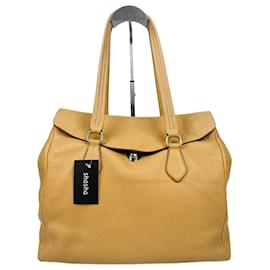 Borsa a tracolla beige e argento - Prada