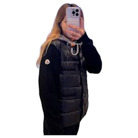 Gesteppter Wollcardigan Schwarz - Moncler
